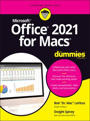 cover image of Office 2021 for Macs For Dummies